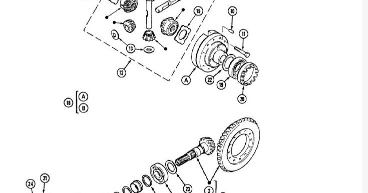 Coppia Conica M Case Cnh Rami Spare Parts