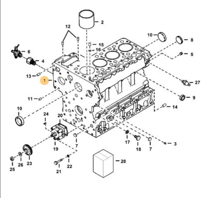 CRANKCASE 6598183 BOBCAT