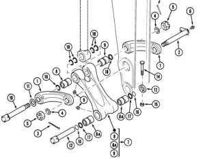 RETURN CONNECTING ROD B704261 CNH