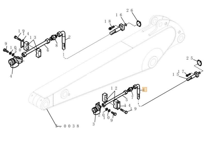 PIPE 3022857 CNH CASE