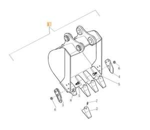 BUCKET 72274139 CASE CNH