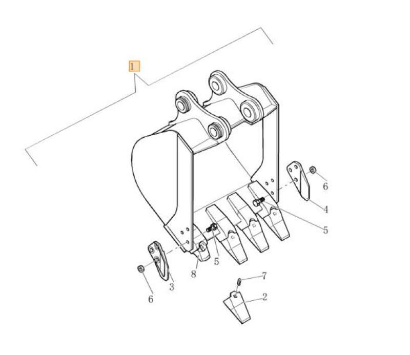 BUCKET 72274139 CASE CNH